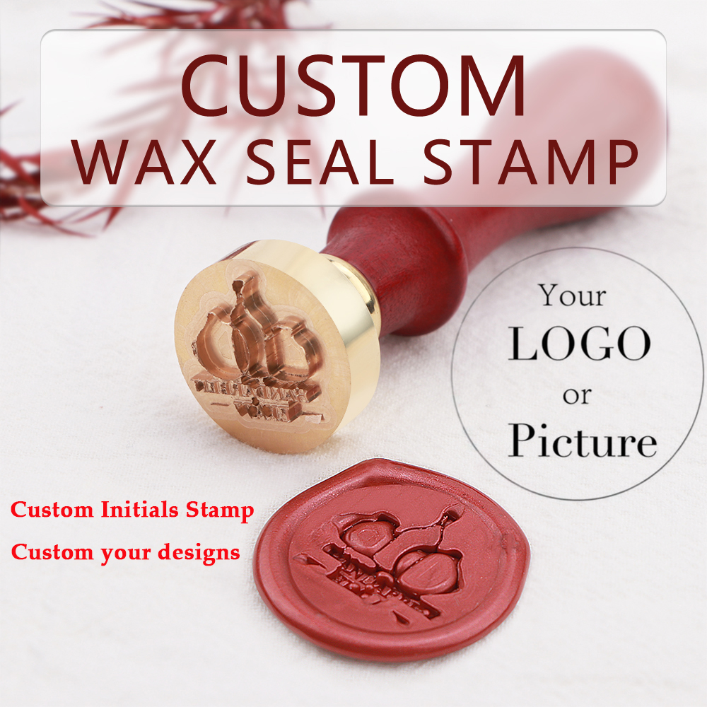 Wax Seal Letter Kit - Wedding Custom Wax Seal Stamp Kit,