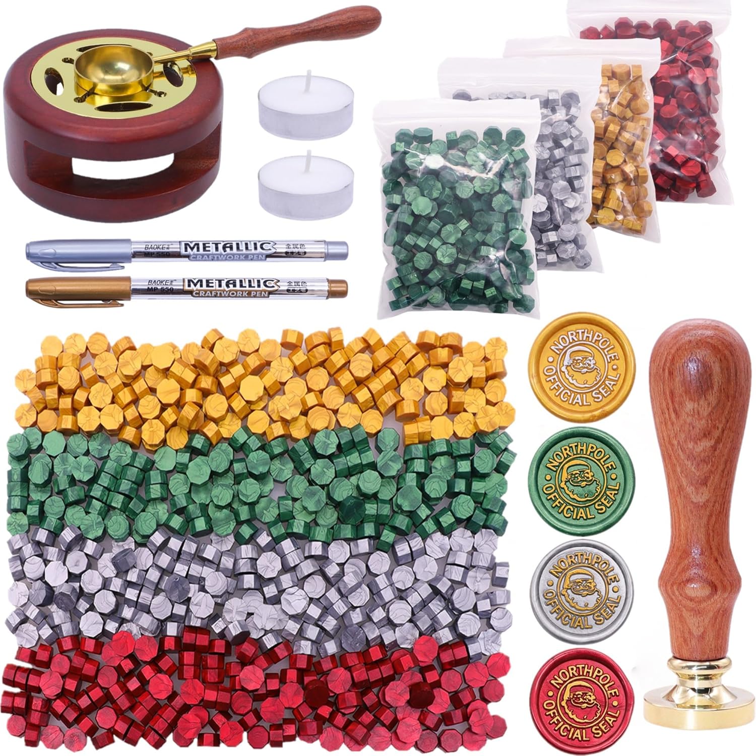 Christmas Seal Wax Kit - 800pc - Wax Seal Letter Kit review and price