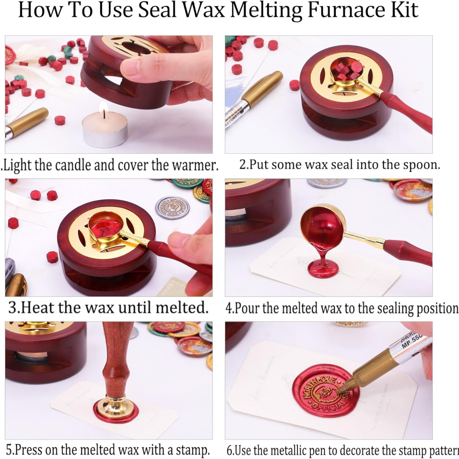 Christmas Seal Wax Kit - 800pc - Wax Seal Letter Kit review and price
