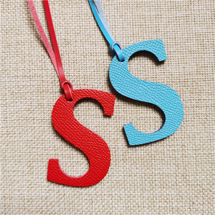 English Letter O P Q R S T Alp - Monogram Keychain Leather review and price