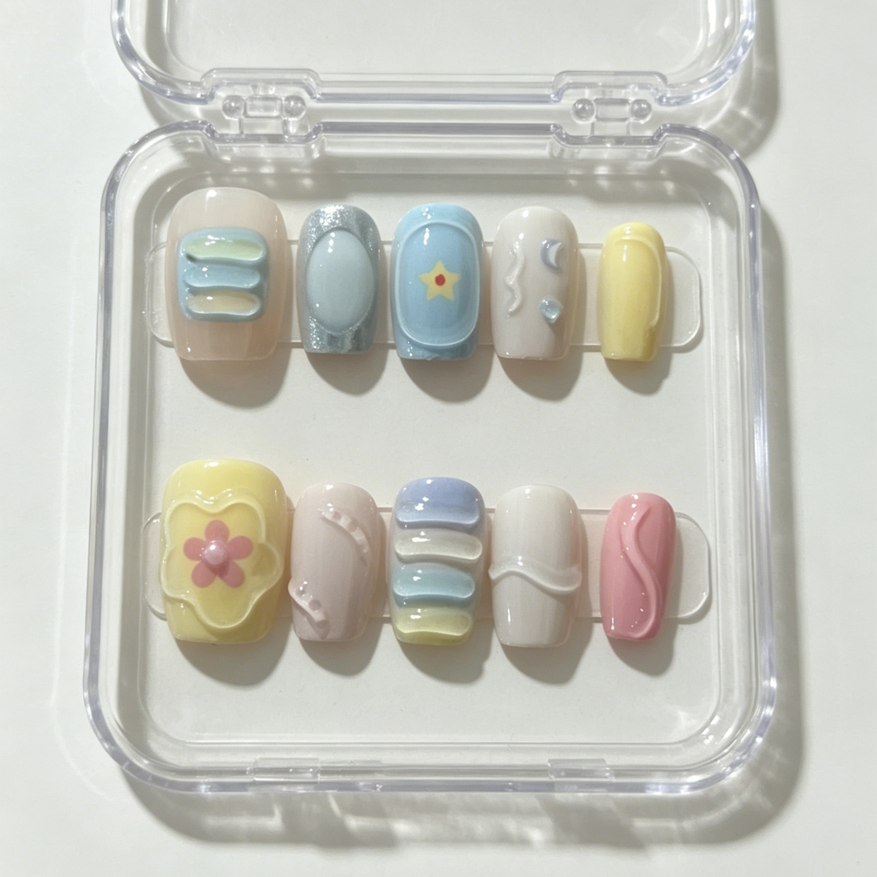 10 hand pressed short square n - Pressed Flower Art review and price