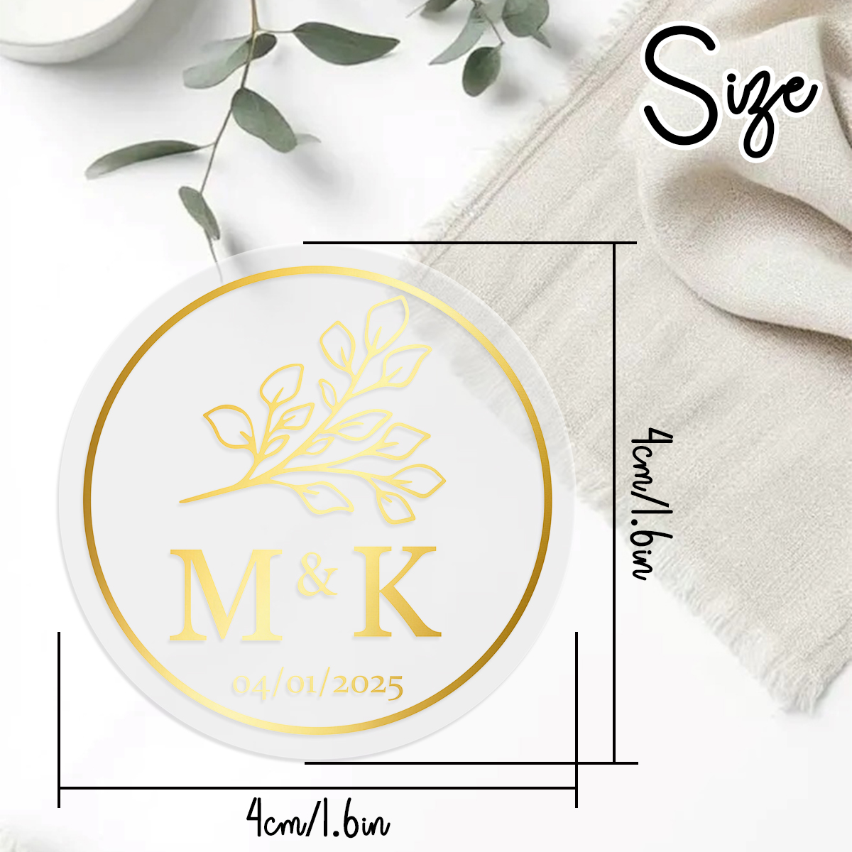 30/60/120/240pcs Custom Text R - Personalised Candle Label review and price