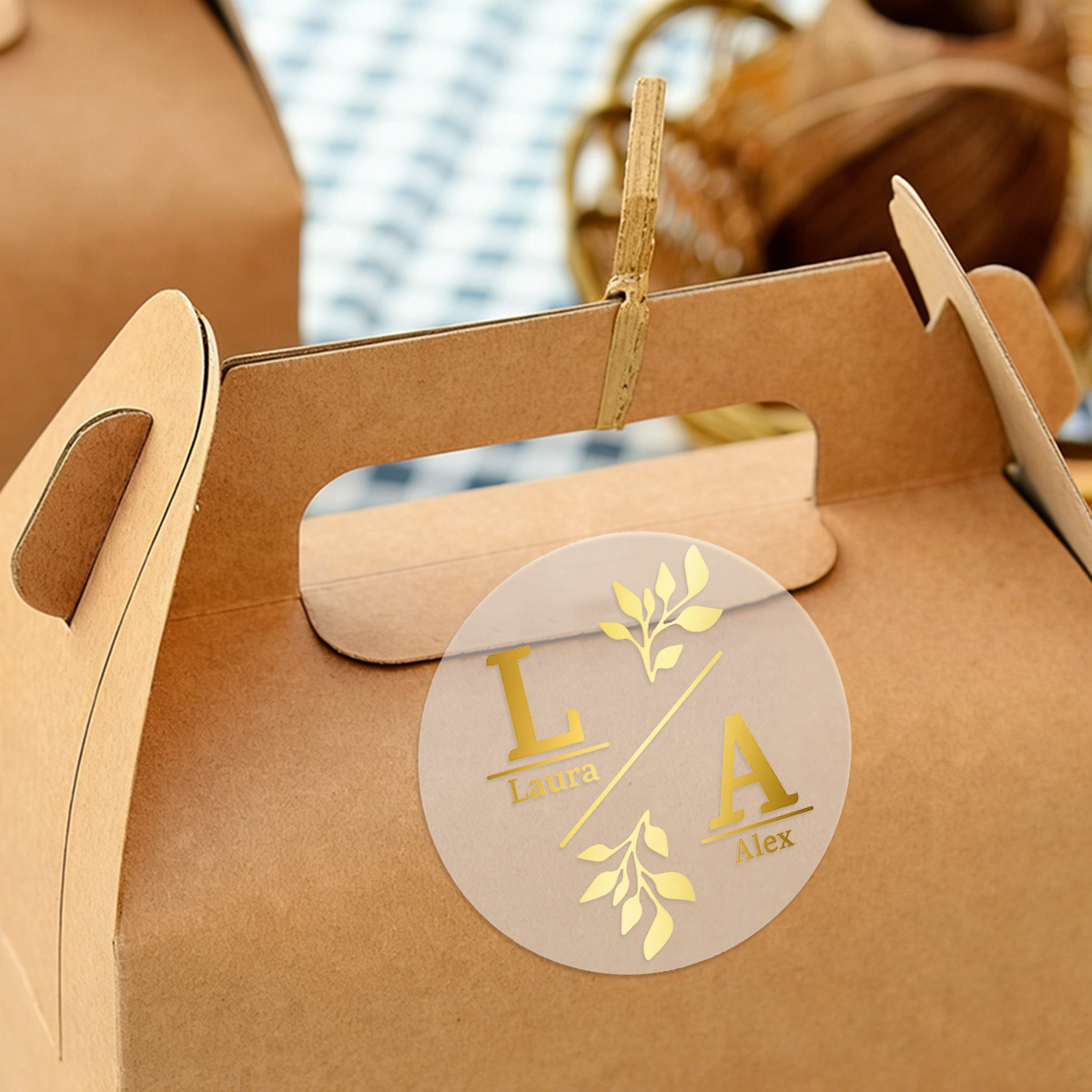 30/60/120/240pcs Custom Text R - Personalised Candle Label review and price