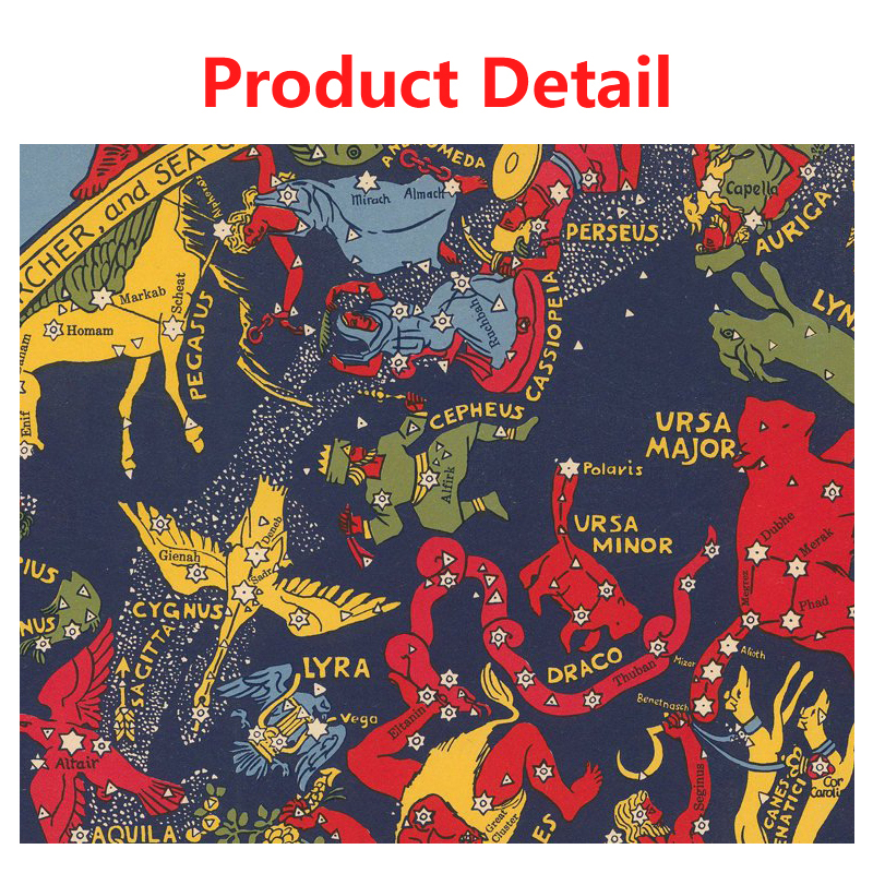 1pc Celestial Planisphere Map  - Custom Star Map review and price