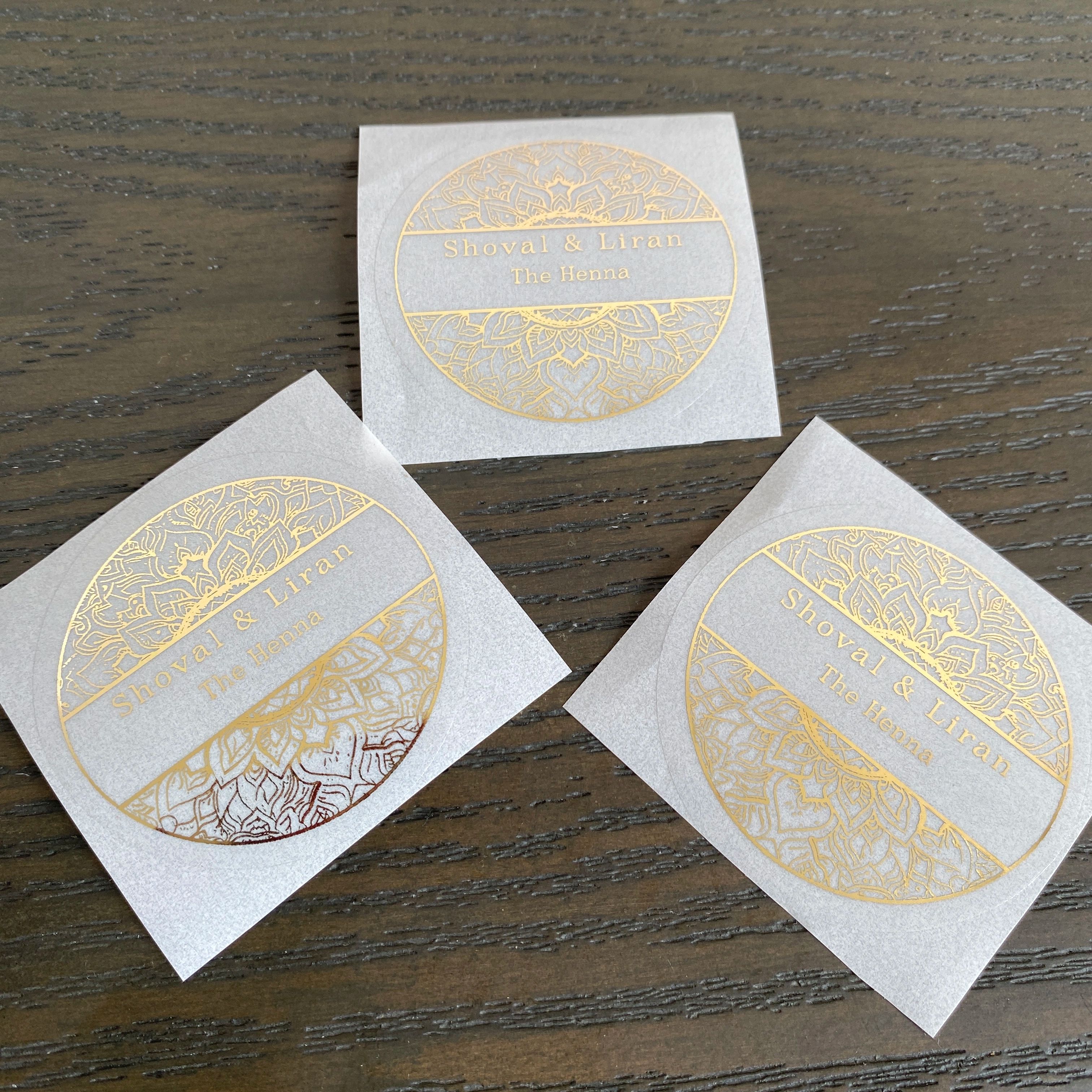 Custom henna day candle sticke - Personalised Candle Label review and price