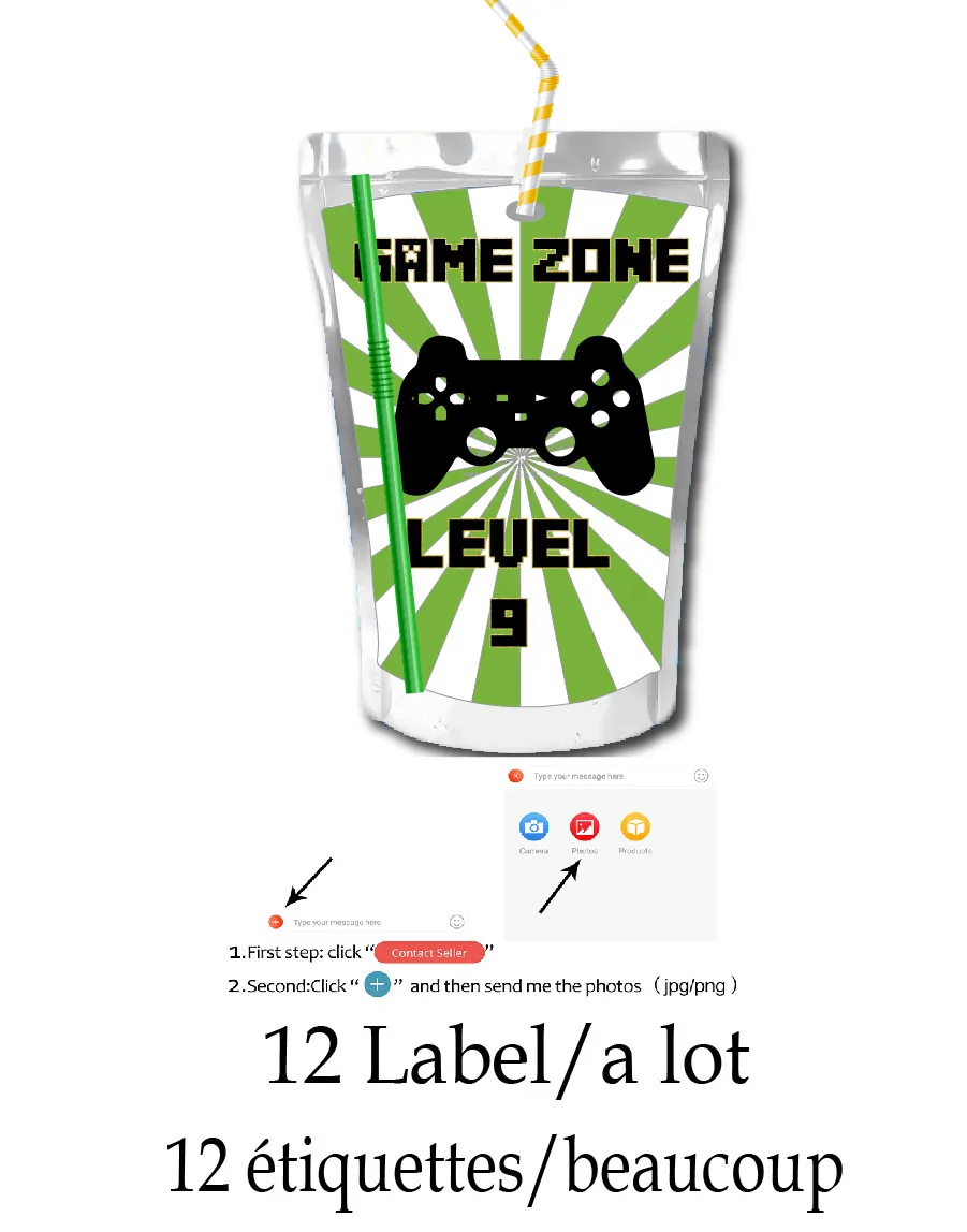 Custom Name Stickers for Juice - Personalized Name Box review and price