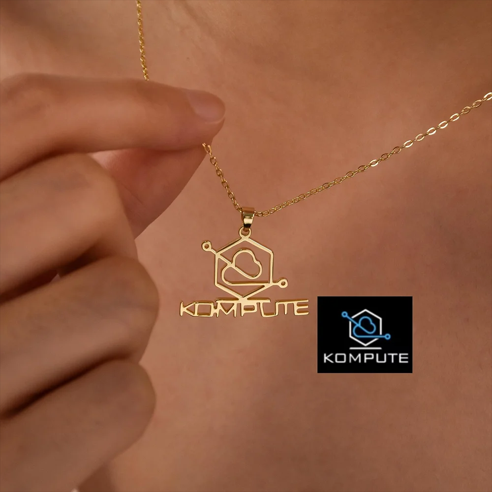 Custom Company Logo Necklace P - Name Necklace Custom review and price