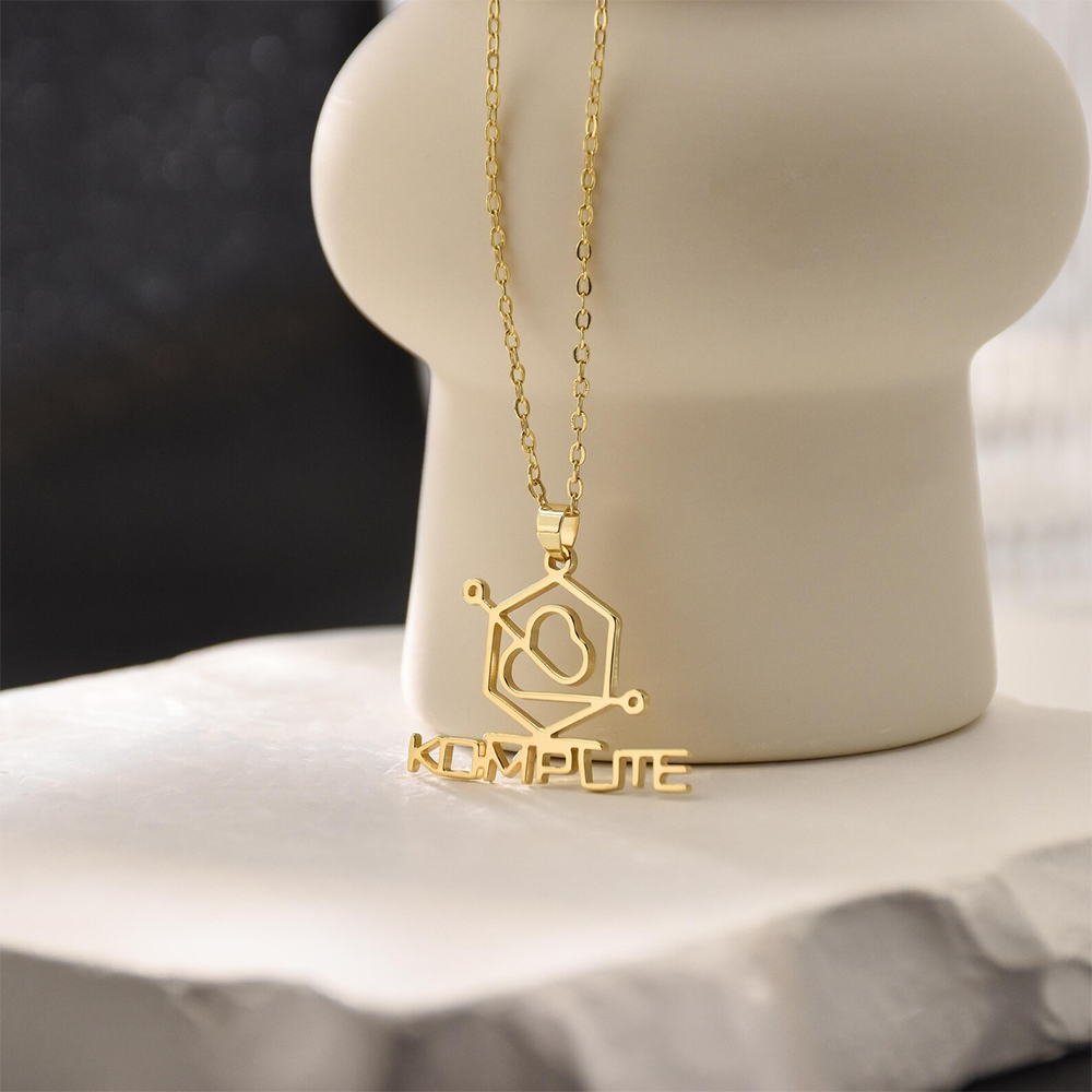 Custom Company Logo Necklace P - Name Necklace Custom review and price