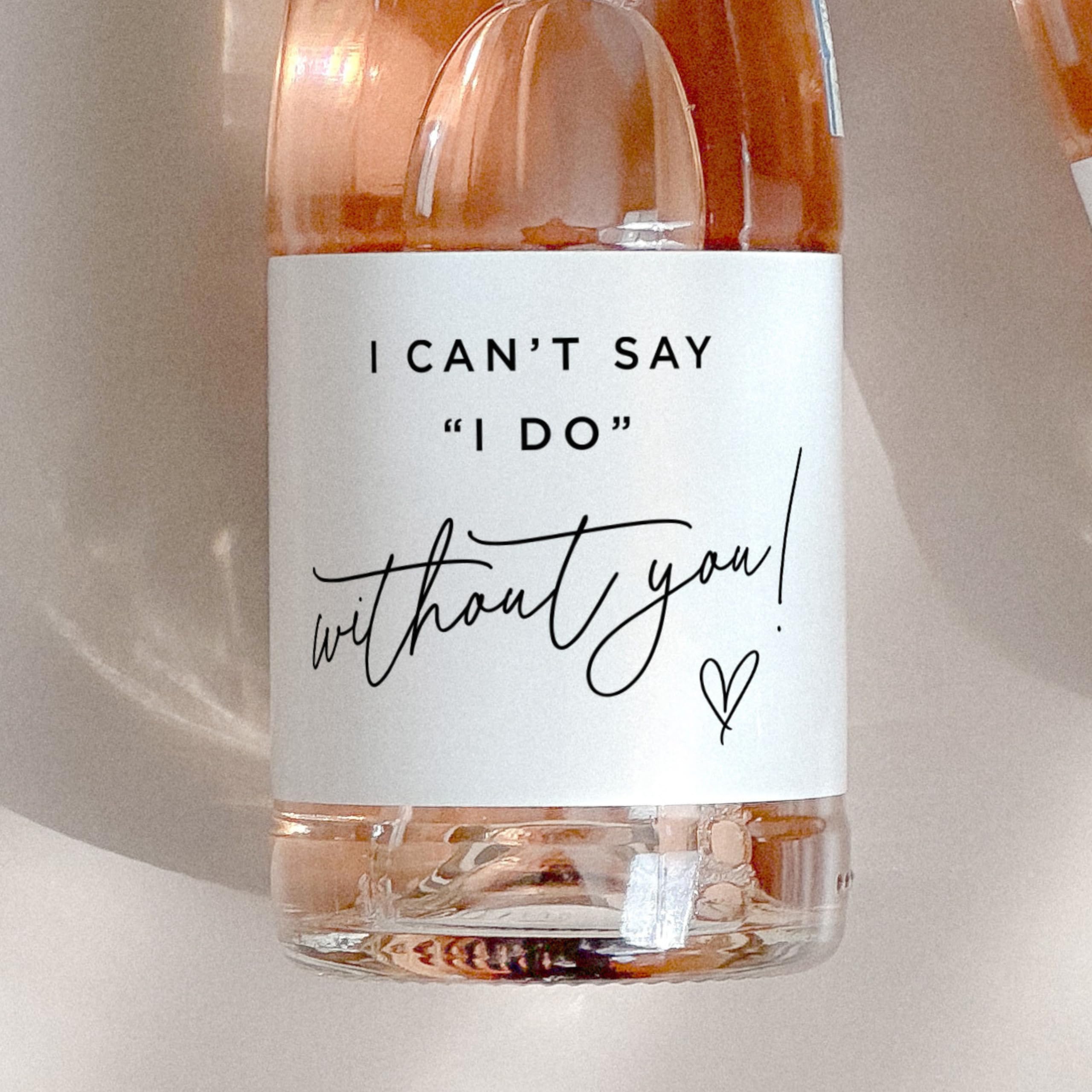 Bridesmaid Proposal Mini Champ - Personalised Candle Label review and price