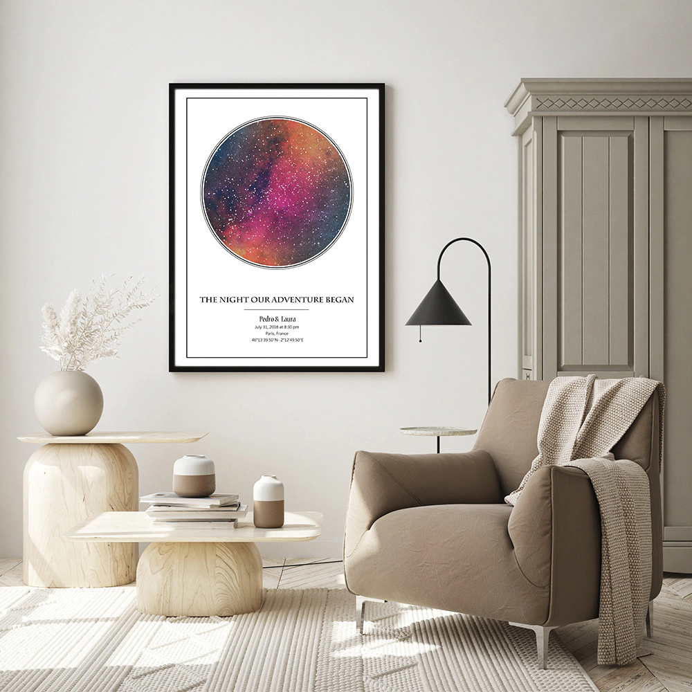 Personalized Star Map Poster B - Custom Star Map review and price