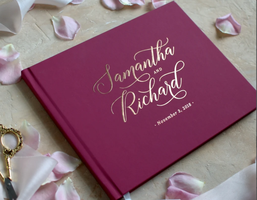 Custom Wedding Guest Book Pers - Custom Photo Book review and price