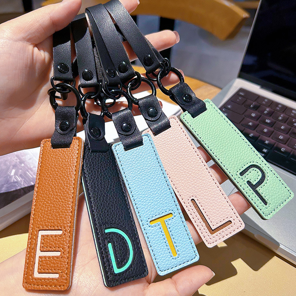 Classic Pu Leather Keychain A- - Monogram Keychain Leather review and price