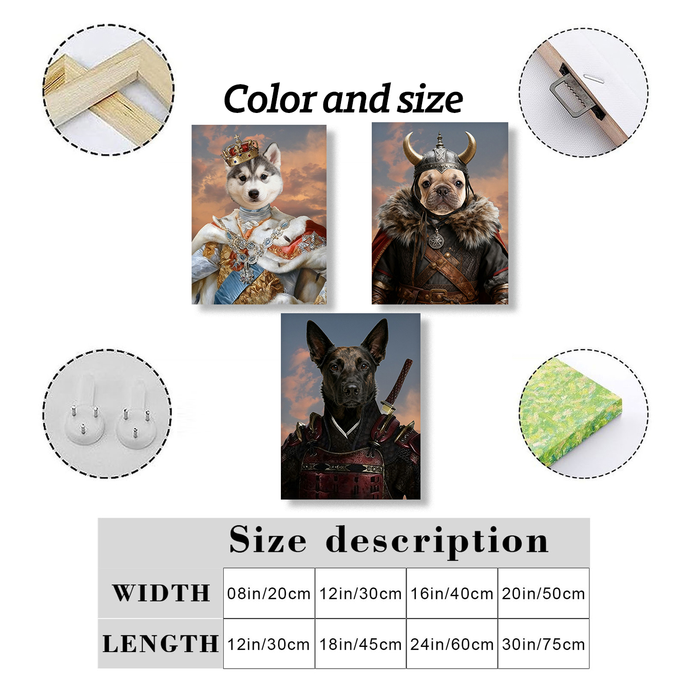 Customized Canvas Painting Roy - Pet Portrait Custom review and price