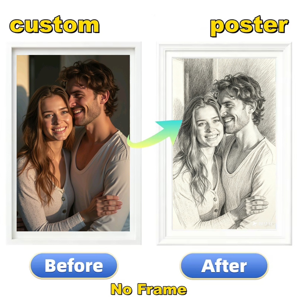 Custom photos to black and whi - Pet Portrait Custom review and price