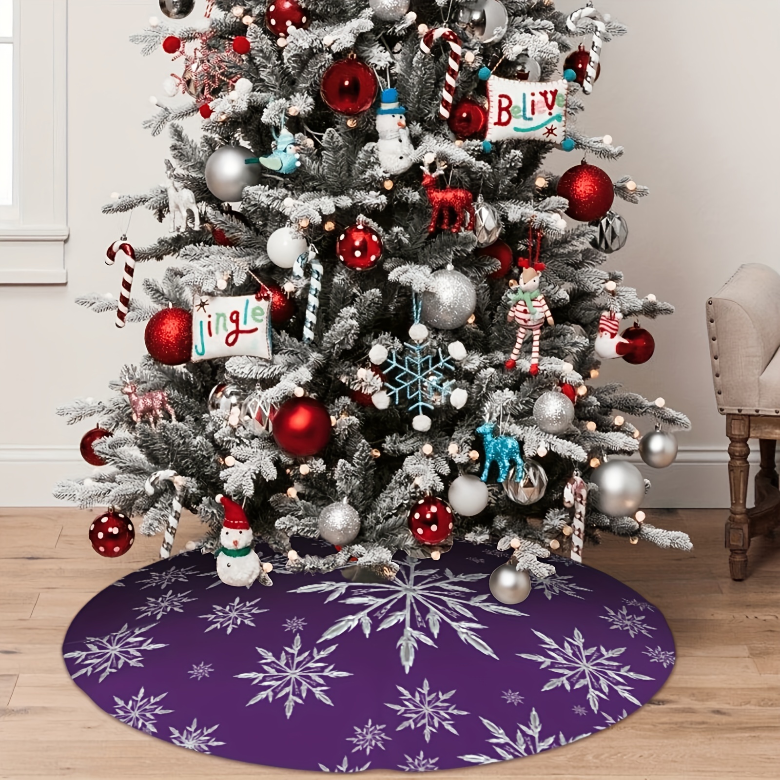VIKAMA Deep Purple Snowflake P - Family Tree Print review and price