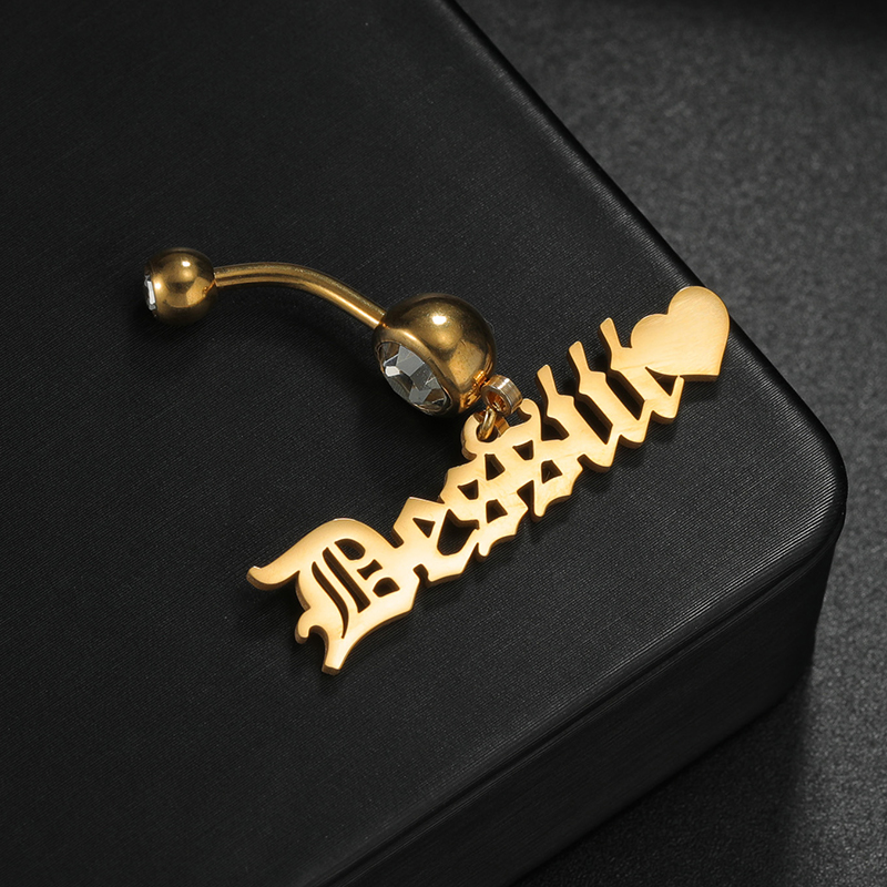 Letdiffery Custom Name Belly B - Initial Ring Custom review and price