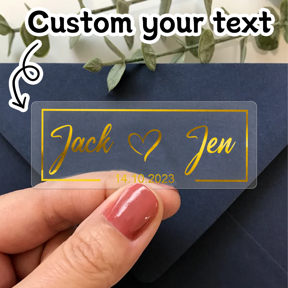 30-240pcs Custom Gold Stamping - Personalised Candle Label review and price