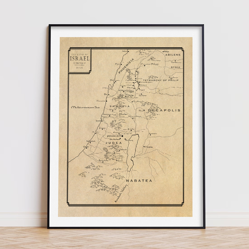 Tel Aviv Map Print Israel City - Custom Star Map review and price