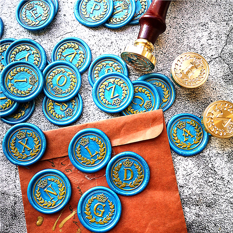 26 Letter A - Z crown Wax Seal - Wax Seal Letter Kit review and price