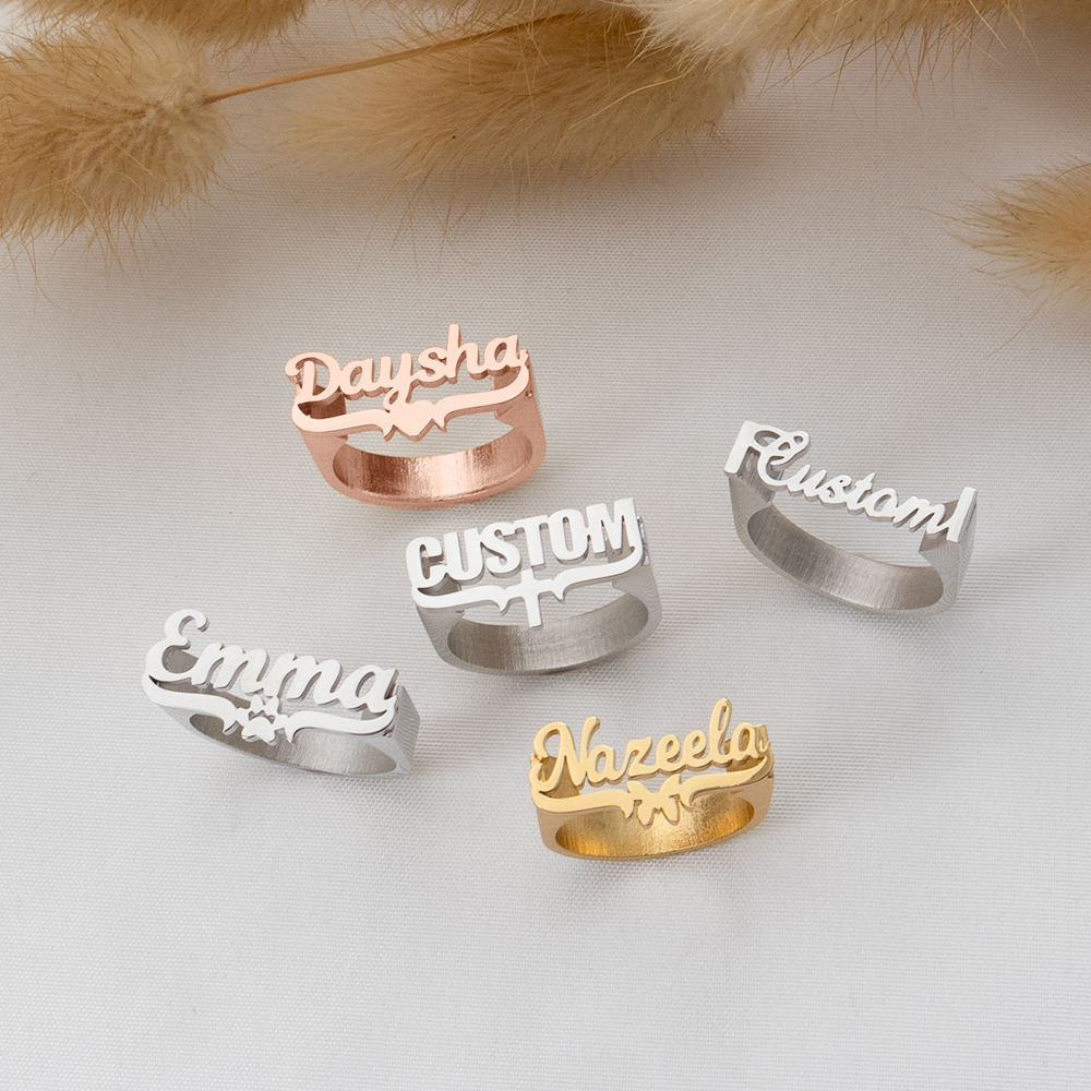 Customized Name Rings, Persona - Initial Ring Custom review and price