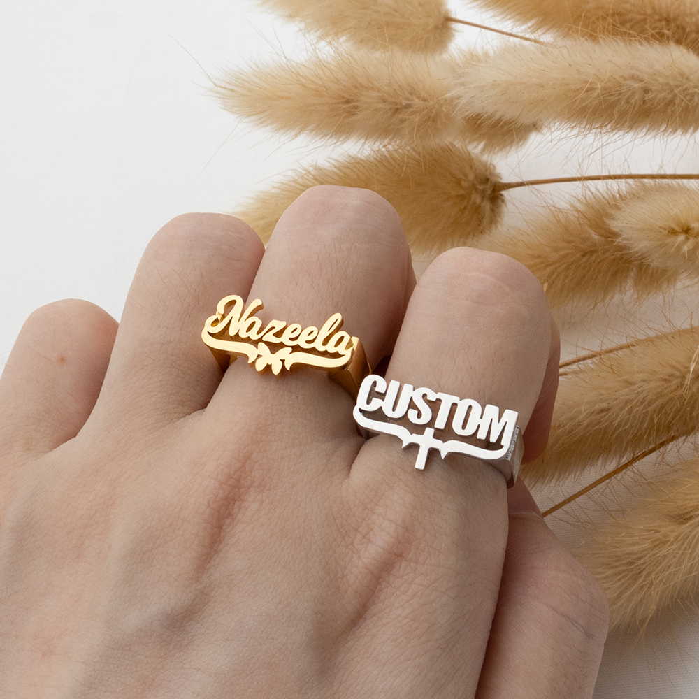 Customized Name Rings, Persona - Initial Ring Custom review and price