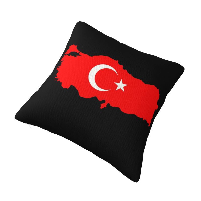 Custom Turkey Flag Map Pillow  - Custom Star Map review and price