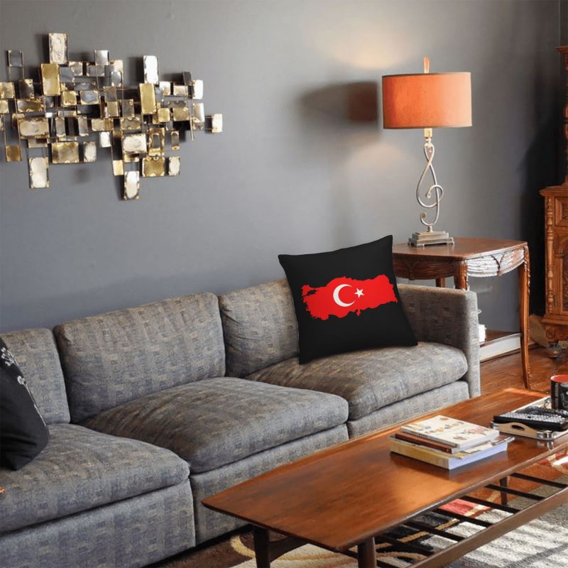 Custom Turkey Flag Map Pillow  - Custom Star Map review and price