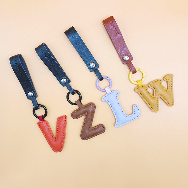 A To Z PU Leather Initial Lett - Monogram Keychain Leather review and price