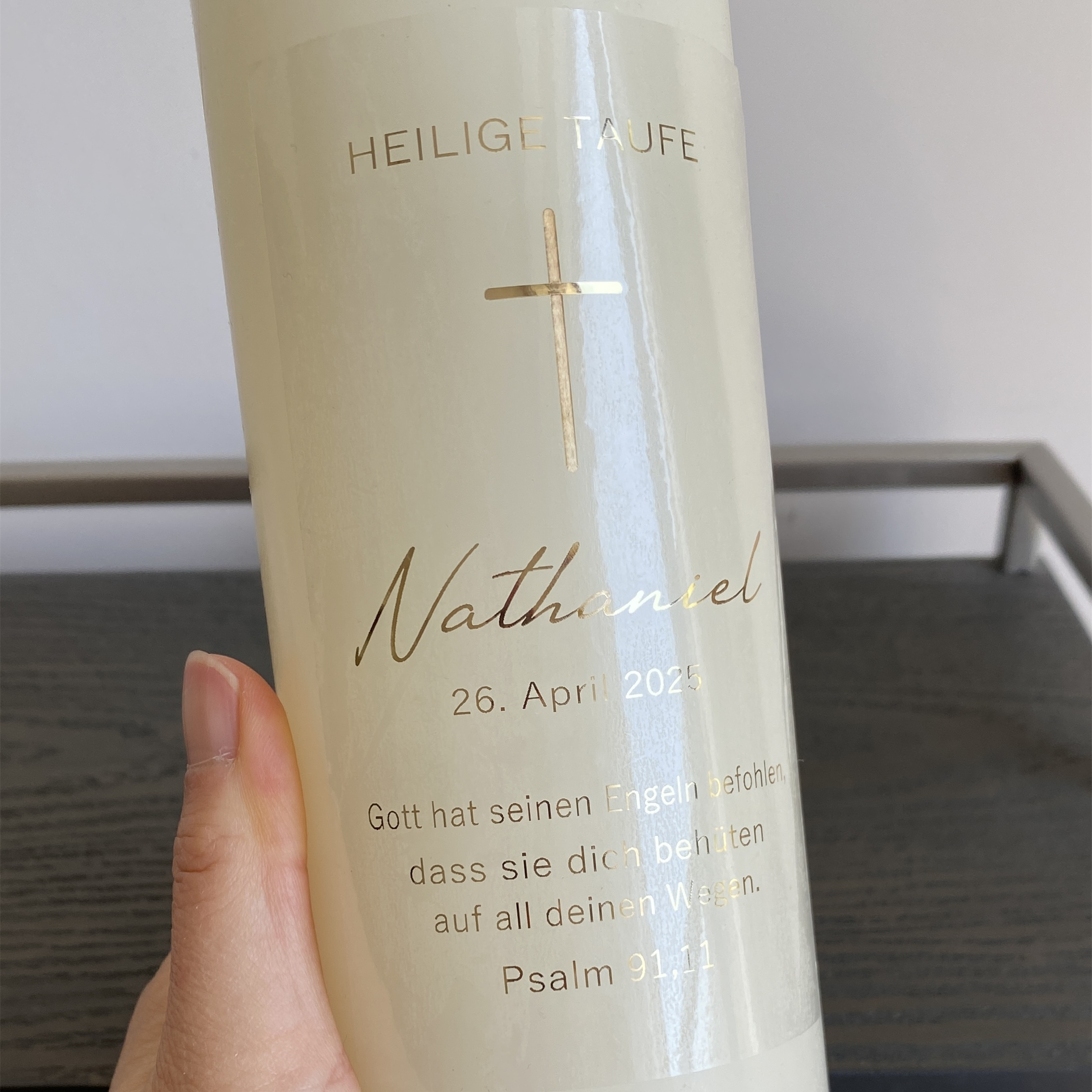 Personalized My Holy Baptism C - Personalised Candle Label review and price