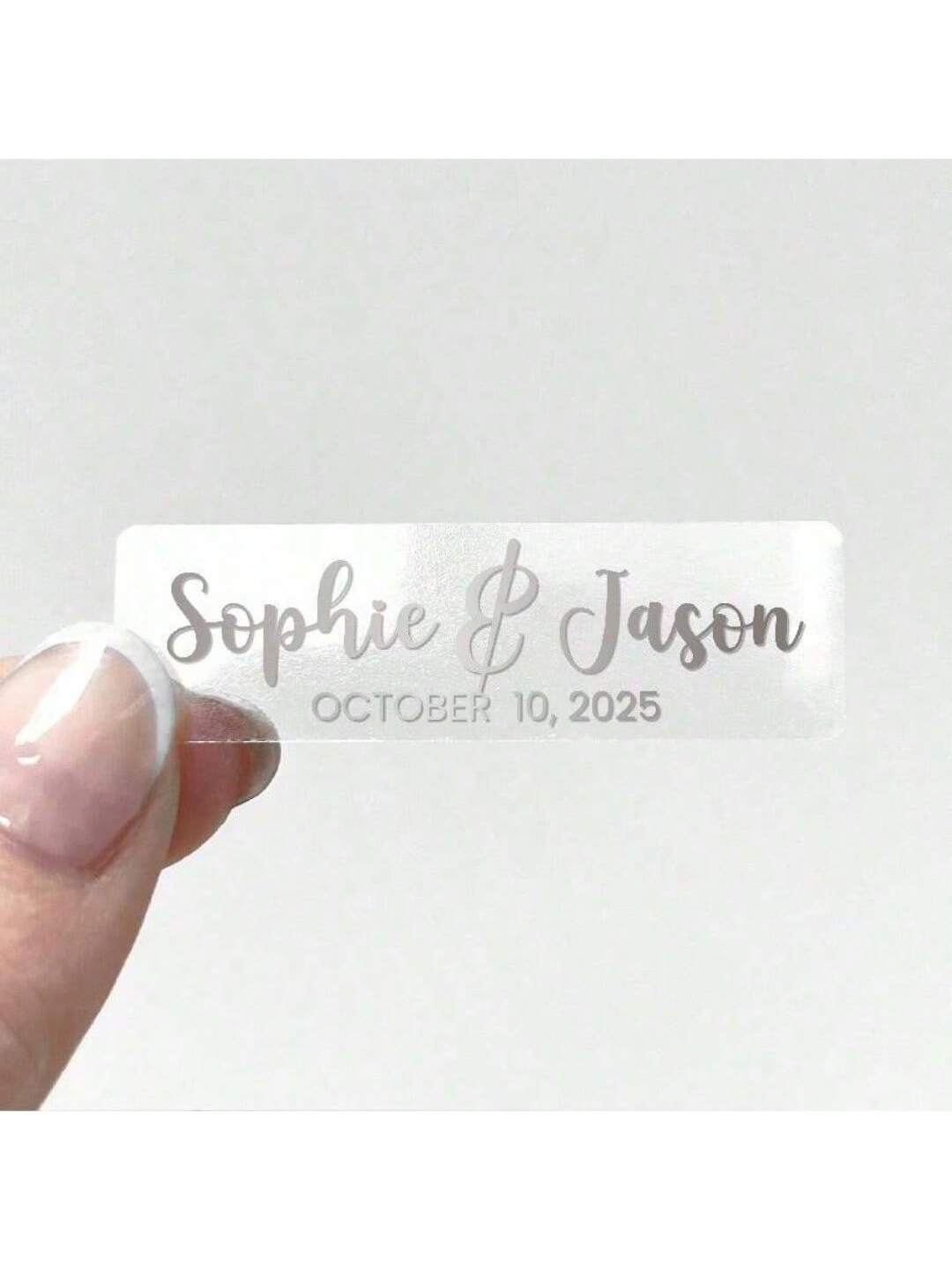 Custom Aluminum Foil Transpare - Personalised Candle Label review and price