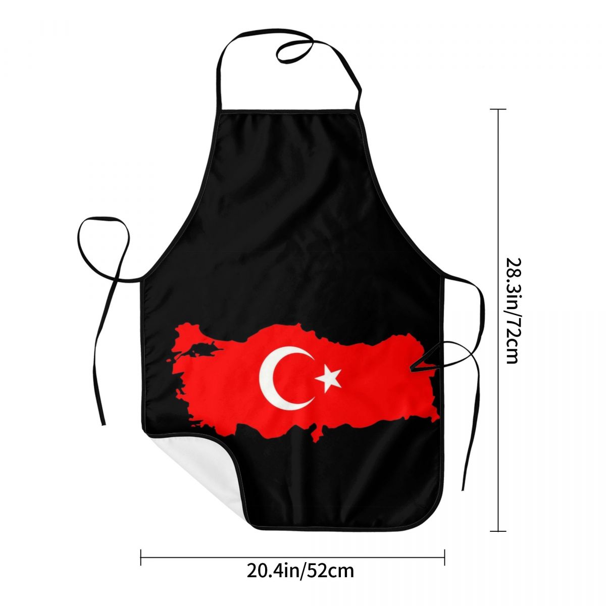 Custom Bib Turkey Flag Map Apr - Custom Star Map review and price