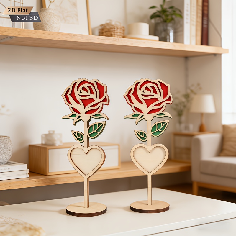 2pcs Handmade Engraved 2D Wood - Engraved Wood Frame review and price