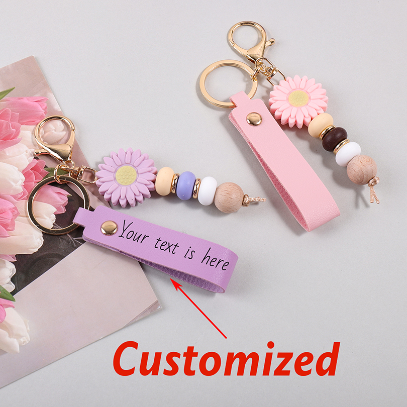 Daisy Pendant Custom Text Keyc - Initial Ring Custom review and price