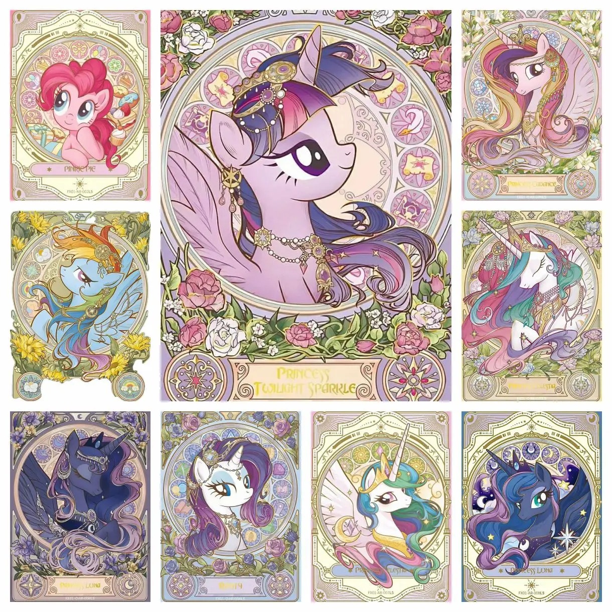 Mucha style My Little Pony 5D  - Photo Mosaic Print review and price