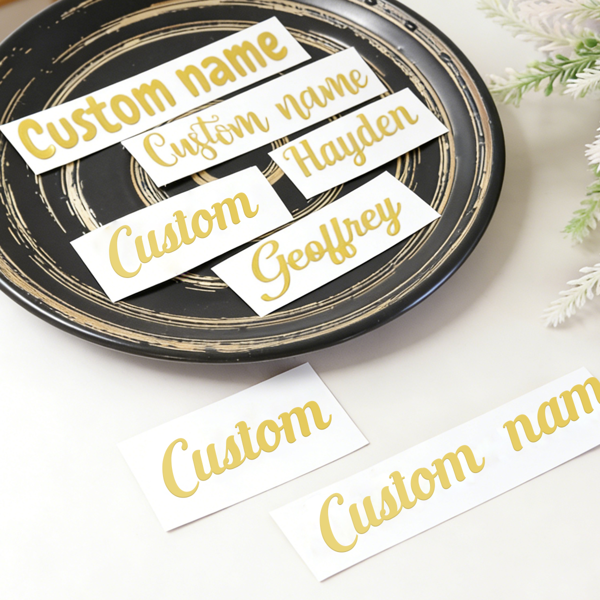 Custom name stickers, custom g - Personalised Candle Label review and price