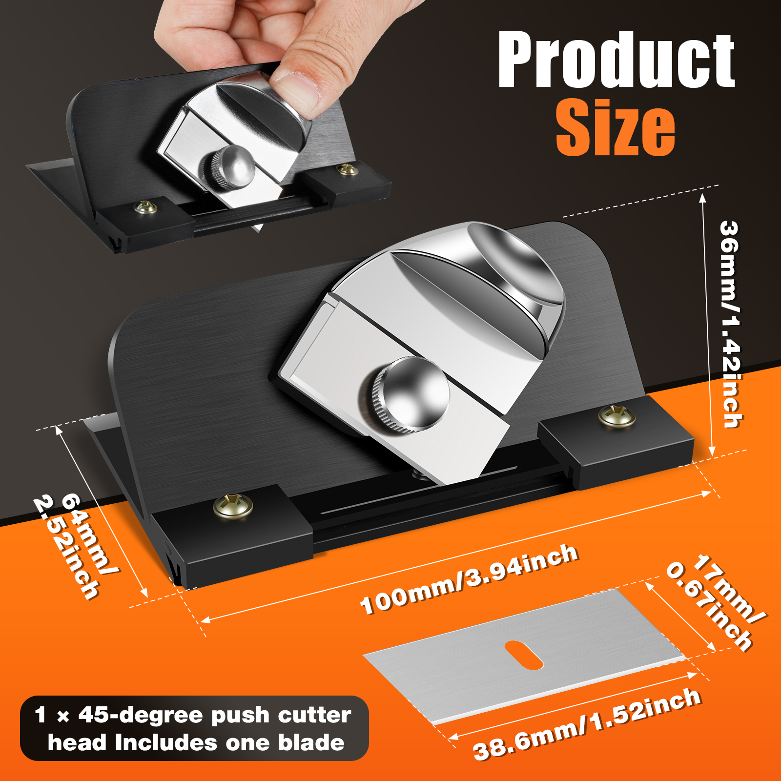 Retractable Mat Cutter 45° Bev - Engraved Wood Frame review and price