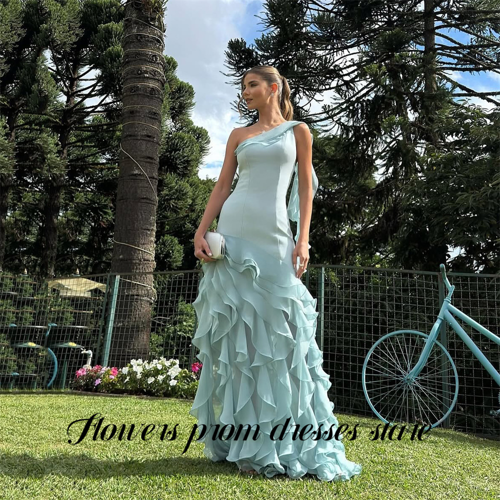 Flowers Sky Blue Party Dress L - Custom Night Sky review and price